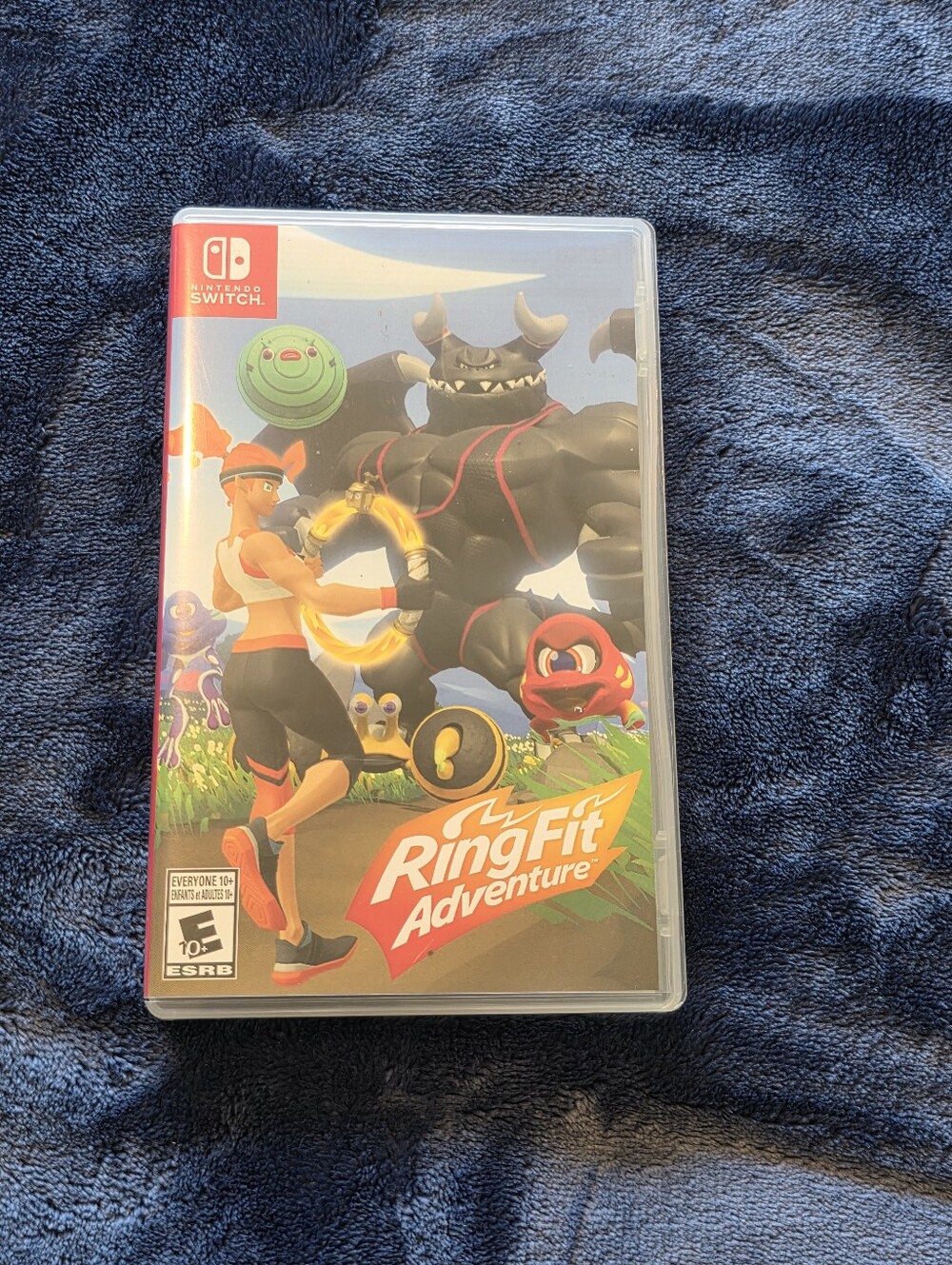 Ring Fit Adventure - Nintendo Switch Game (Red, Orange, Black)